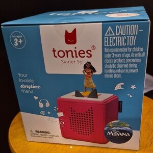 NEW--Tonies Moana Storytime Audio Box -